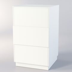 Прилавок РОНА №7-2-600мм, Белый