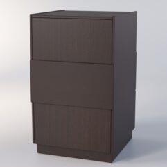 Прилавок РОНА №7-2-600мм, Дуб Венге