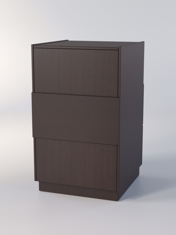 Прилавок РОНА №7-2-600мм, Дуб Венге