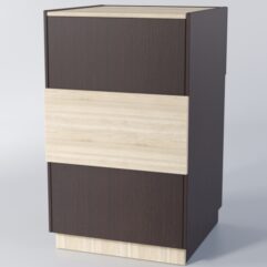 Прилавок РОНА №7-3-600мм, Дуб Венге+Сонома