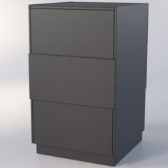 Прилавок РОНА №7-А-600мм, Черный