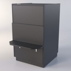 Прилавок РОНА №8-1-600мм, Черный