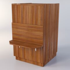 Прилавок РОНА №8-1-600мм, Орех