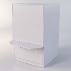 Прилавок РОНА №8-1-600мм, Серый