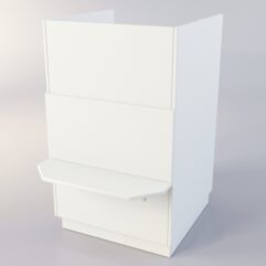 Прилавок РОНА №9-2-600мм, Белый