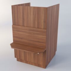 Прилавок РОНА №9-2-600мм, Орех