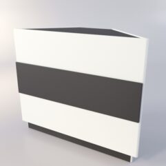 Прилавок РОНА №10, Белый+Черный