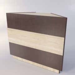 Прилавок РОНА №10, Дуб Венге + Дуб Сонома