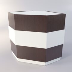 Прилавок РОНА №11, Дуб Венге + Белый