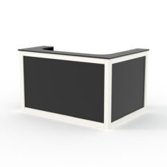 Ресепшн ЗЕФИР №13 правосторонний, Черный и Белый