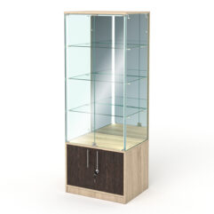 Витрина ПРОФИТ №1, Дуб Сонома + Дуб Венге