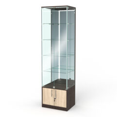 Витрина ПРОФИТ №3, Дуб Венге и Дуб Сонома