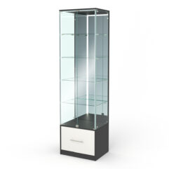 Витрина ПРОФИТ №4, Черный и Белый