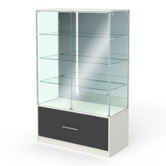 Витрина ПРОФИТ №6, Белый и Черный