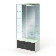 Витрина ПРОФИТ №7, Белый и Черный