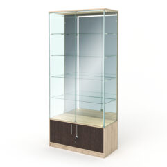 Витрина ПРОФИТ №7, Дуб Сонома + Дуб Венге