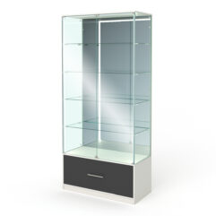 Витрина ПРОФИТ №8, Белый и Черный