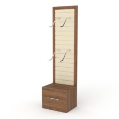 Стеллаж ПРОФИТ №1-600, Орех + Крем Вайс