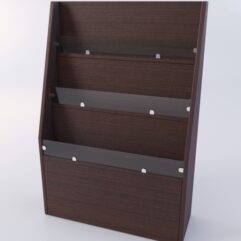 Прилавок БУКЛЕТ №1, Дуб Венге