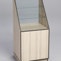 Прилавок ТОРГОВЫЙ №7-600, Дуб Сонома, кромка Дуб Венге