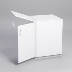 Прилавок ТОРГОВЫЙ №5 с хлопушкой 450мм, Белый