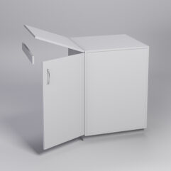 Прилавок ТОРГОВЫЙ №5 с хлопушкой 450мм, Серый