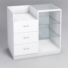 Прилавок под кассу ТОРГОВЫЙ №8, Белый