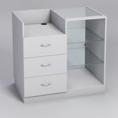 Прилавок под кассу ТОРГОВЫЙ №8, Серый