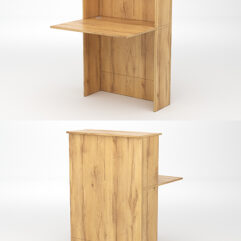 Модуль с царгой и столешницей СТАЙЛ №1, Дуб Золотистый