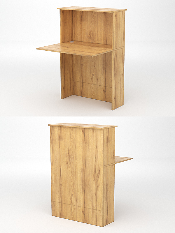 Модуль с царгой и столешницей СТАЙЛ №1, Дуб Золотистый