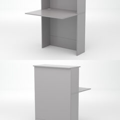 Модуль с царгой и столешницей СТАЙЛ №1, Серый