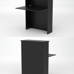 Модуль с царгой и столешницей СТАЙЛ №1, Черный