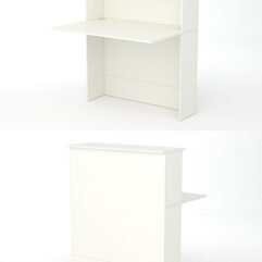 Модуль с царгой и столешницей СТАЙЛ №2, Белый