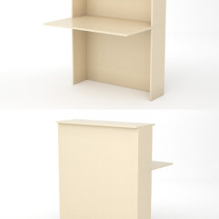 Модуль с царгой и столешницей СТАЙЛ №2, Крем Вайс