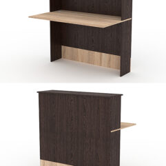 Модуль с царгой и столешницей СТАЙЛ №3, Дуб Венге и Дуб Сонома