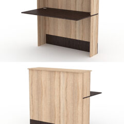 Модуль с царгой и столешницей СТАЙЛ №3, Дуб Сонома + Дуб Венге