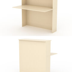 Модуль с царгой и столешницей СТАЙЛ №3, Крем Вайс