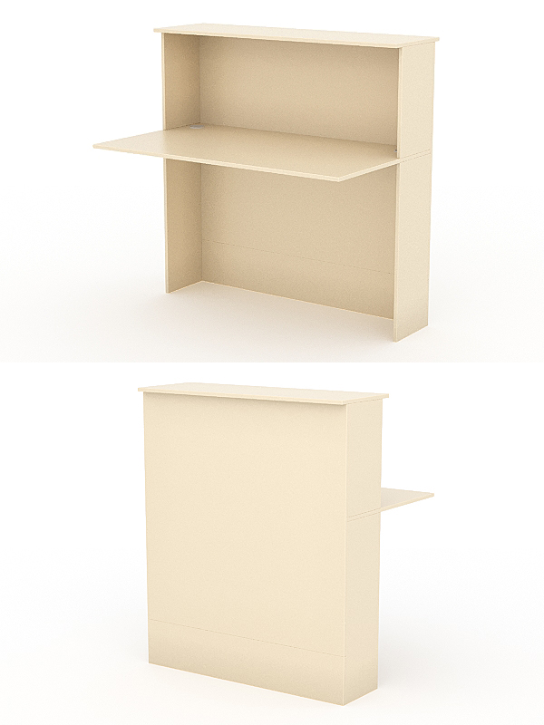 Модуль с царгой и столешницей СТАЙЛ №3, Крем Вайс