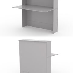 Модуль с царгой и столешницей СТАЙЛ №3, Серый