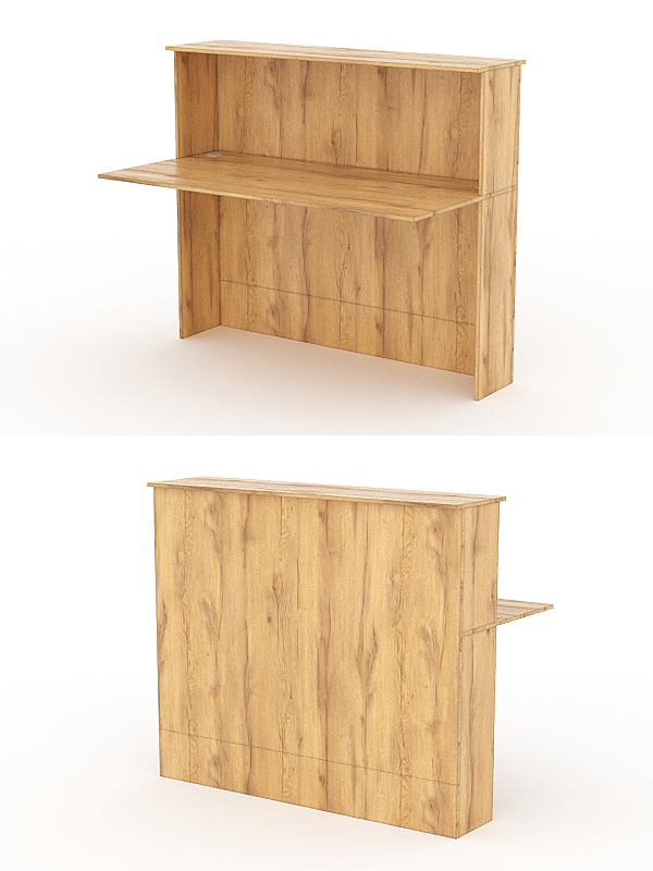 Модуль с царгой и столешницей СТАЙЛ №4, Дуб Золотистый