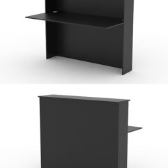 Модуль с царгой и столешницей СТАЙЛ №4, Черный