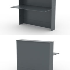 Модуль с царгой и столешницей СТАЙЛ №4, Темно-Серый