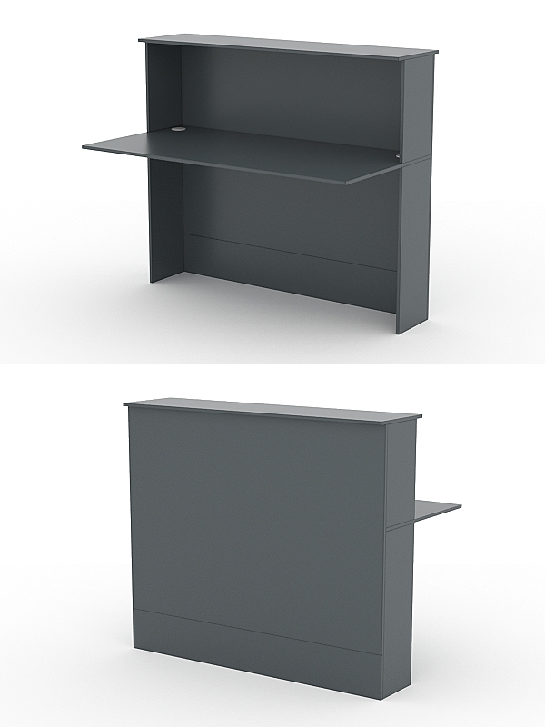 Модуль с царгой и столешницей СТАЙЛ №4, Темно-Серый