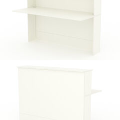 Модуль с царгой и столешницей СТАЙЛ №5, Белый