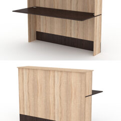 Модуль с царгой и столешницей СТАЙЛ №5, Дуб Сонома + Дуб Венге