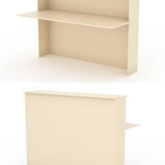 Модуль с царгой и столешницей СТАЙЛ №5, Крем Вайс