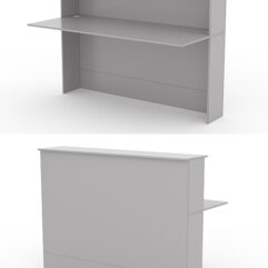 Модуль с царгой и столешницей СТАЙЛ №5, Серый