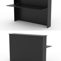 Модуль с царгой и столешницей СТАЙЛ №5, Черный