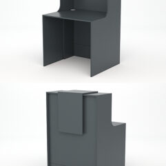 Ресепшн СТАЙЛ №1, Темно-Серый