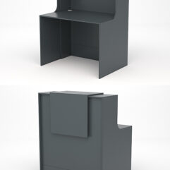 Ресепшн СТАЙЛ №2, Темно-Серый